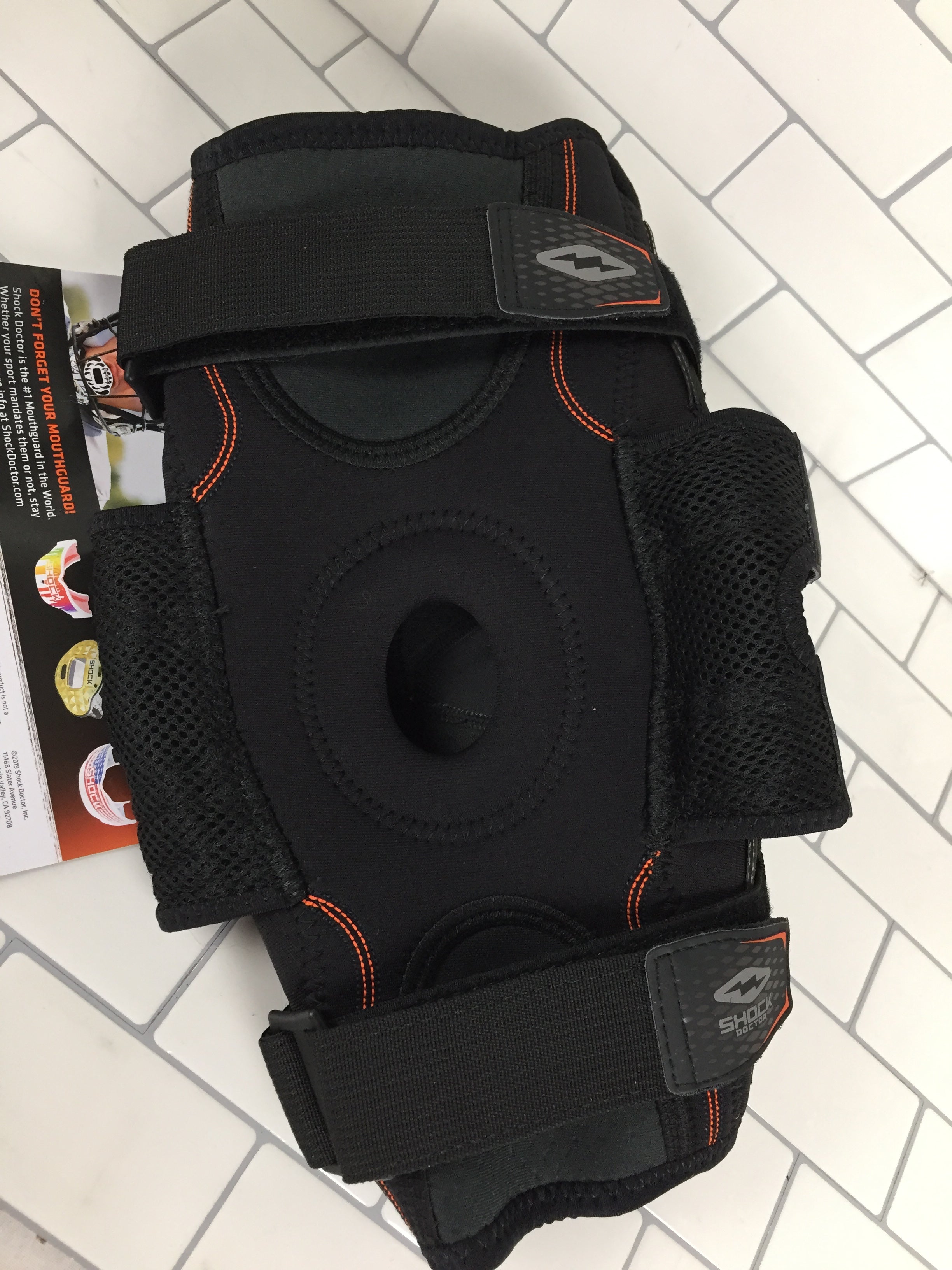 Hinged Knee Brace: Shock Doctor Maximum Support Compression Knee Brace (6925827211447)